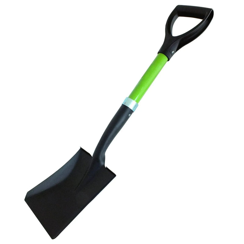 tooltime Mini Fibreglass Square Mouth Car Boot Snow Shovel Lightweight Gardening Spade