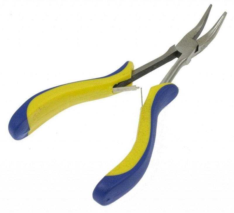 tooltime mini pliers Mini 7" Bent Nose Soft Grip Pliers Jewellery Bead Hobby Craft Hand Diy Tool