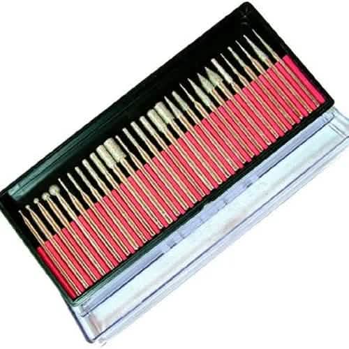 tooltime Mini Rotary Drill Accessories Mini Rotary Drill Diamond Burr Accessory Kit Fits Dremel & Hobby Tools (30pc)