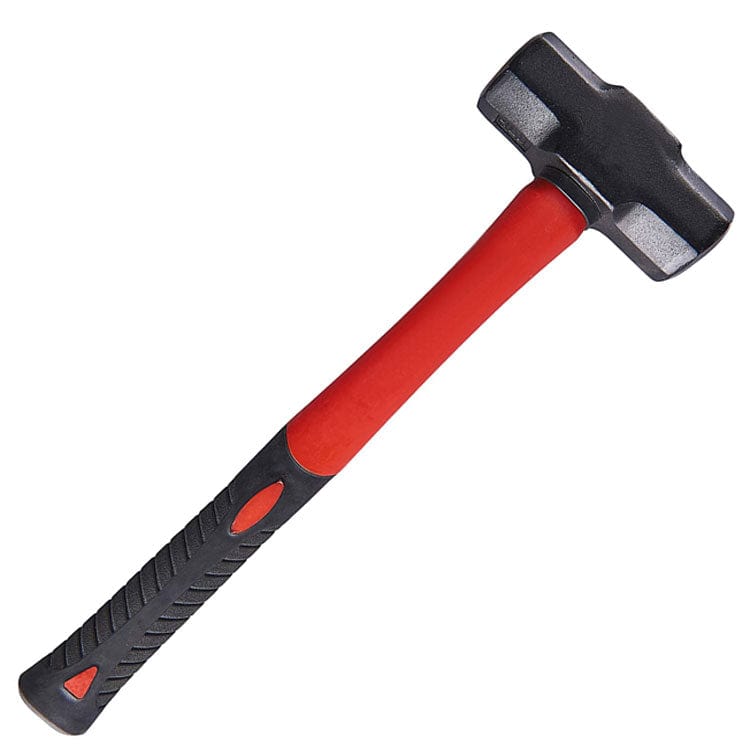 tooltime Mini Sledge Hammer 3Lb Mini Lump Sledge Hammer With Fibreglass Shaft & Rubber Grip Handle