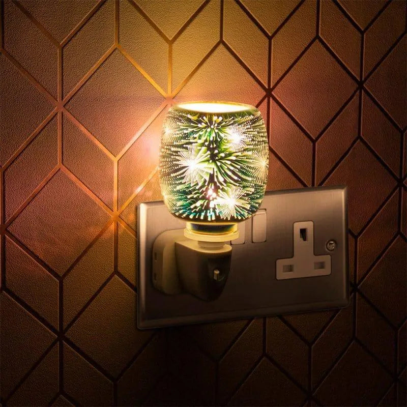 tooltime Oil Burner Wax Melt Oil Burner Warmer Plug In Ceramic Lamp Night Light Electric Aroma