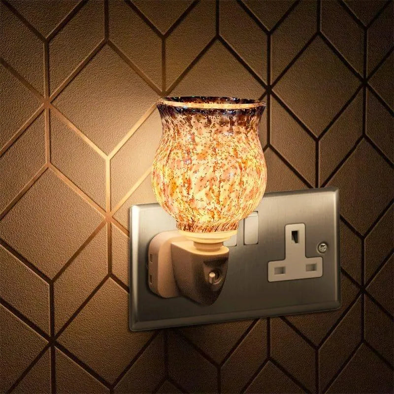 tooltime Oil Burner Wax Melt Oil Burner Warmer Plug In Ceramic Lamp Night Light Electric Aroma