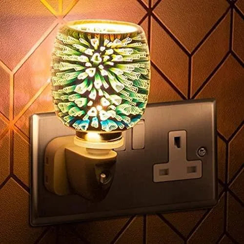 tooltime Oil Burner Wax Melt Oil Burner Warmer Plug In Ceramic Lamp Night Light Electric Aroma