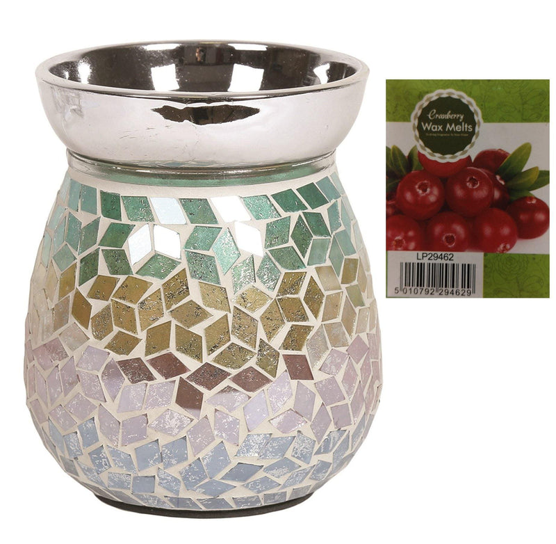tooltime oil warmer ELECTRIC DIAMOND TRICOLOUR WAX MELT BURNER LAMP ARMOA WARMER WITH WAX MELTS