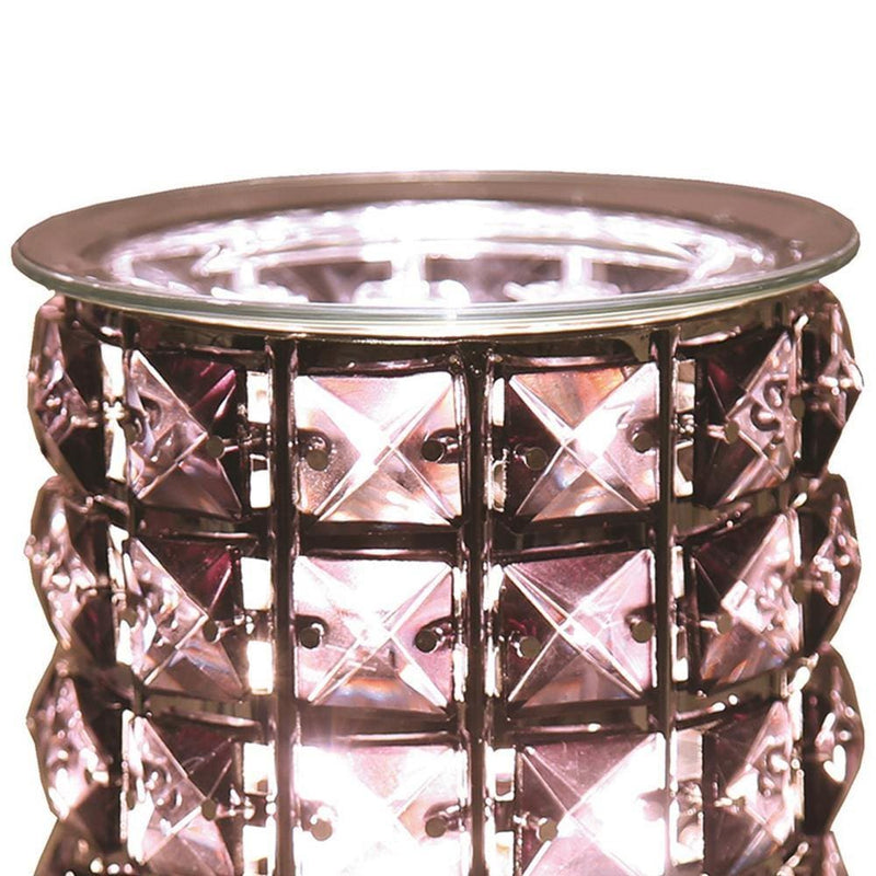 tooltime oil warmer Electric Wax Burner Aroma Melt Warmer With Touch Control - Black Crystal