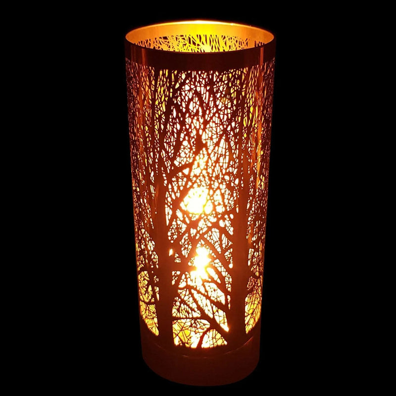 tooltime oil warmer lamp TREE LAMP OIL BURNER WAX MELT TOUCH CONTROL 3 LEVELS AROMATHERAPY - ROSE GOLD