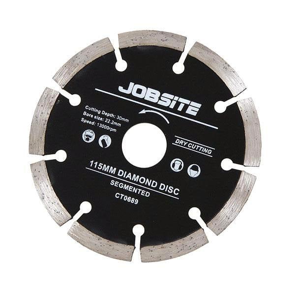 tooltime PACK OF 3 x 115mm 4.5" DIAMOND DISCS MASONRY STONE CUTTING ANGLE GRINDER BLADES