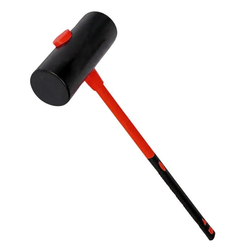 tooltime paving maul Heavy Duty 6Kg Rubber Paving Maul Fibreglass Slab Hammer Kerb Laying Mallet