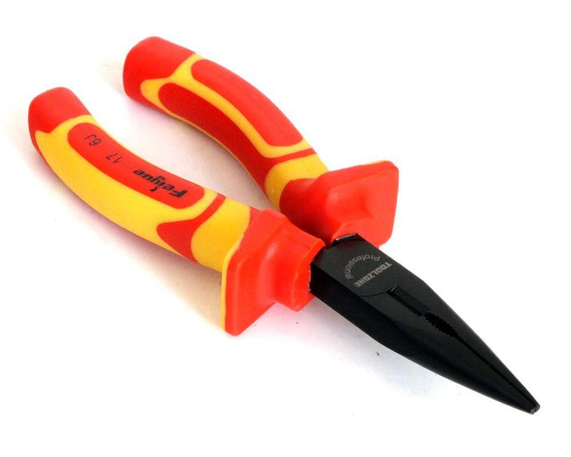 tooltime Pliers 3Pc Pro Quality Electricians Vde Pliers Set Fully Insulated Grip Wire Cutters