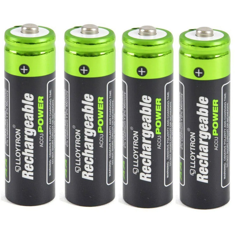 tooltime rechargeable batteries 4 Pack Of Aa Solar Lights Camera Torch Rechargeable Batteries