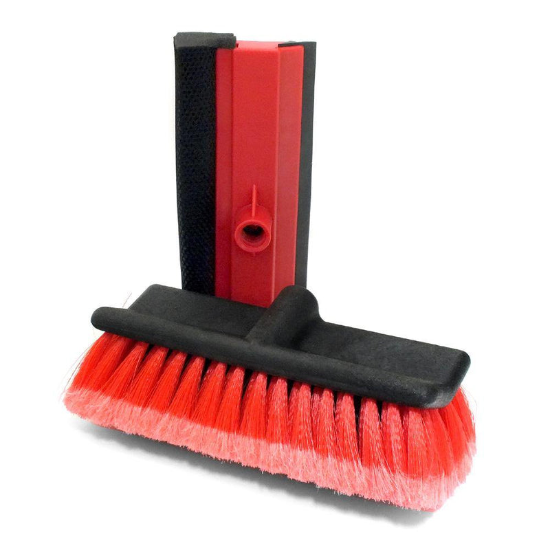 tooltime Replacement Brush Head & Squeegee Telescopic Water Fed Window Car Wash Brushes
