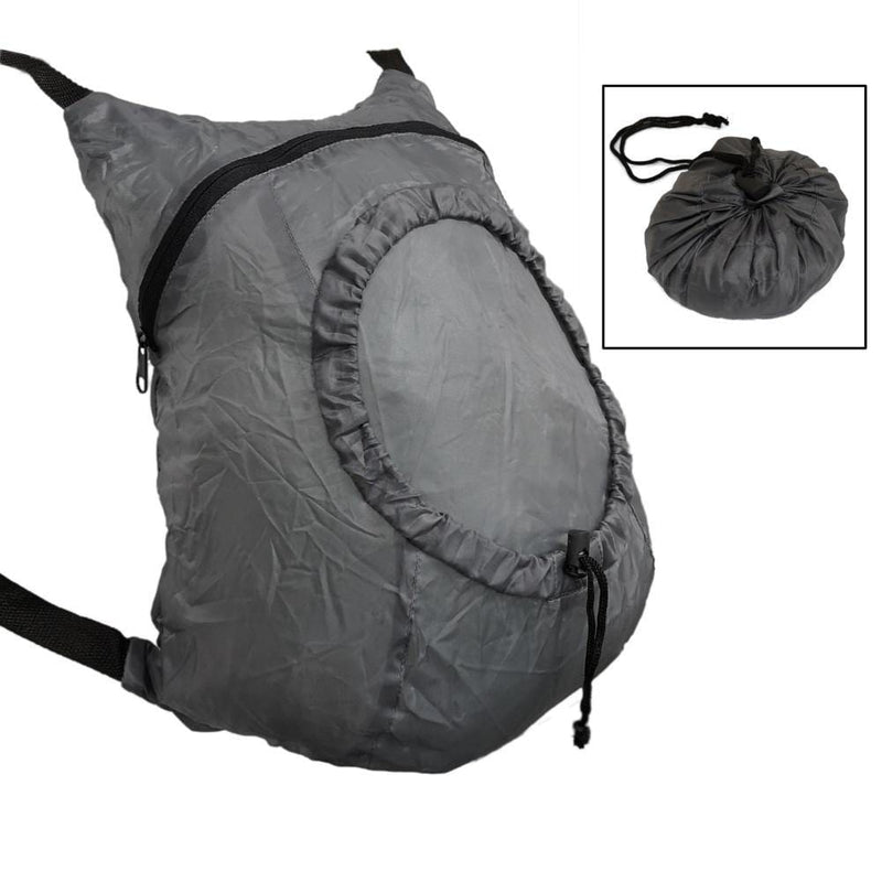 tooltime Rucksack Lightweight Foldable Backpack Outdoor Rucksack Back Pack Grey Bag 13Ltr