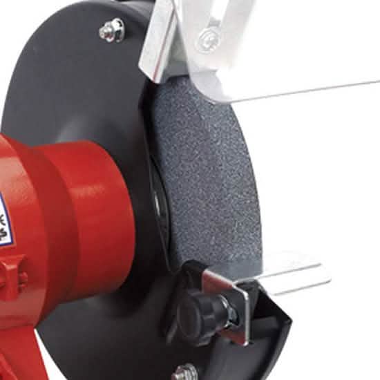 tooltime SEALEY 150MM 6" 150W BENCH GRINDER WITH TWIN GRINDING STONES + 6" WIRE WHEEL