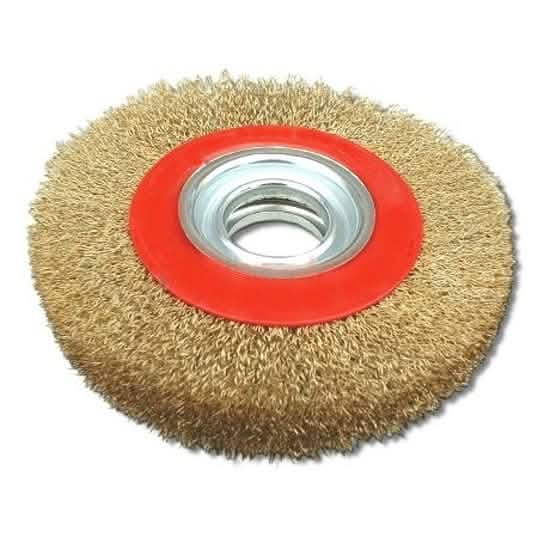 tooltime SEALEY 150MM 6" 150W BENCH GRINDER WITH TWIN GRINDING STONES + 6" WIRE WHEEL