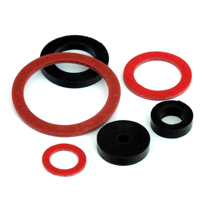 tooltime Sealing Washer Set 141pc Assorted Rubber & Fibre Washers in Case O Ring Seals