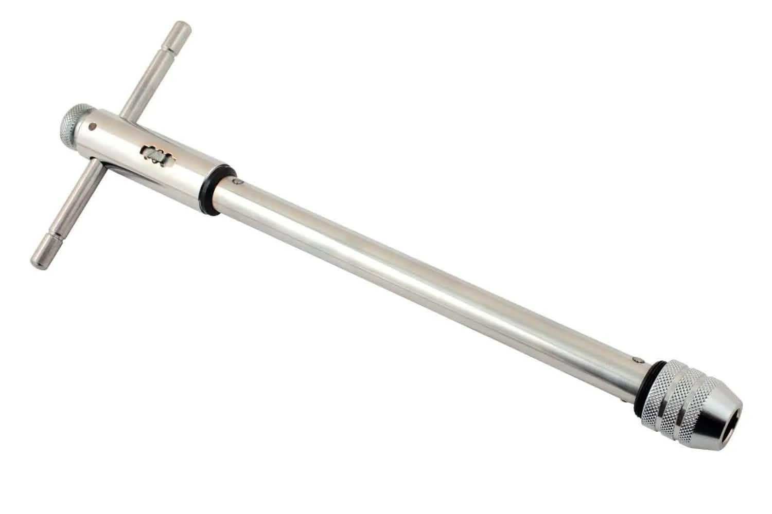 tooltime Set Of 2 Reversible T Bar Handle Long Reach Ratchet Tap Wrenches M3-M8 & M5-M12