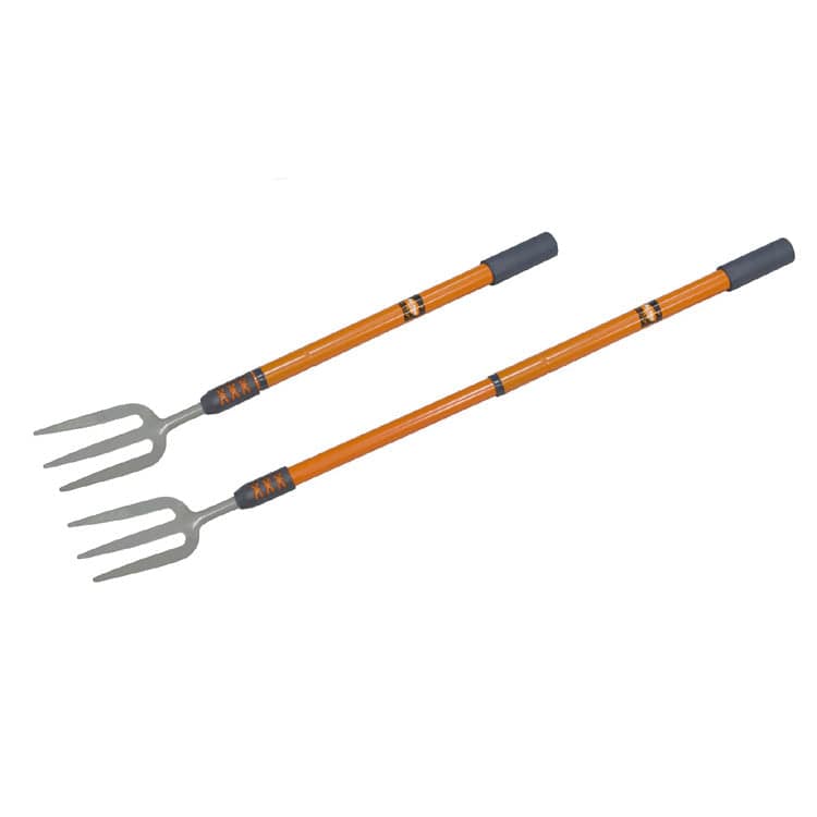 tooltime Set Of 3 Telescopic Handle Garden Hand Tools Fork Trowel Fork/Hoe 3 Yr Warranty