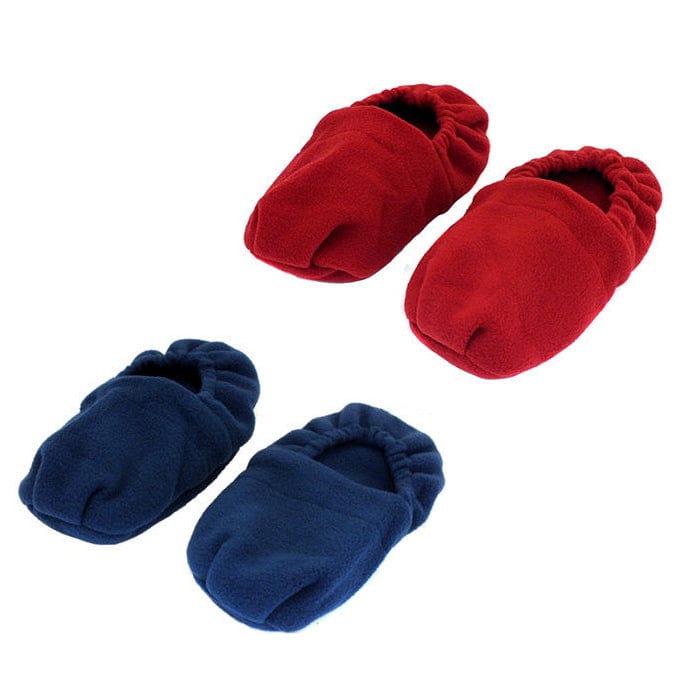 tooltime slippers LADIES GENTS MICROWAVEABLE HEATED FLEECE SLIPPERS HEAT COSY SNUGGLE TOES