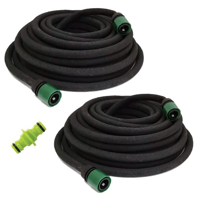 tooltime Soaker Hose Garden Watering Lawn Irrigation Perforated Hosepipe 15m 30m 45m 60m