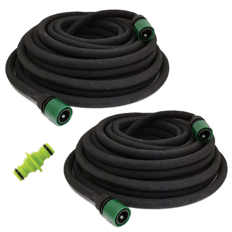 tooltime Soaker Hose Garden Watering Lawn Irrigation Perforated Hosepipe 15m 30m 45m 60m