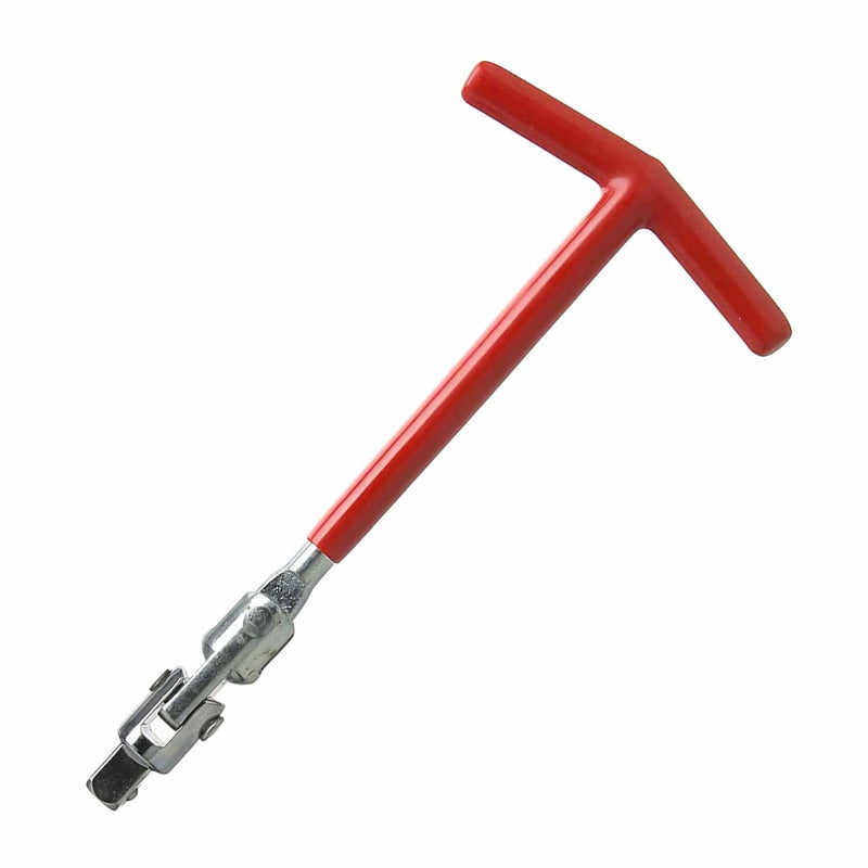 tooltime Spark Plug Sockets Spark Plug Wrench Set 3pc Flexible T-Handle Removal Tool 3/8" 16 + 21mm Sockets