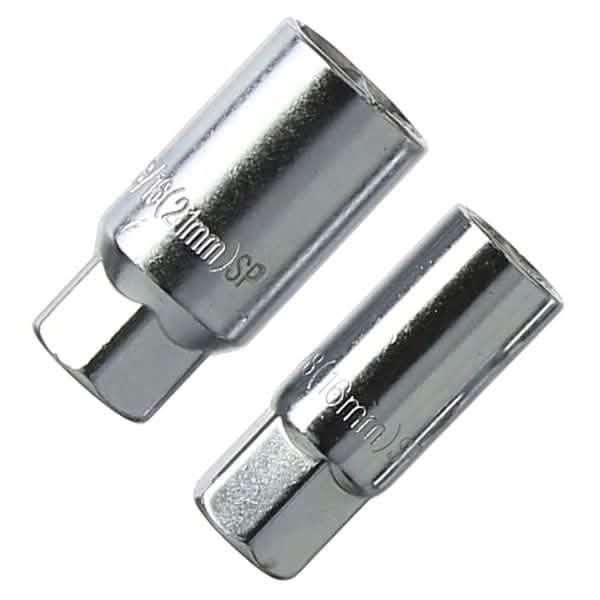 tooltime Spark Plug Sockets Spark Plug Wrench Set 3pc Flexible T-Handle Removal Tool 3/8" 16 + 21mm Sockets