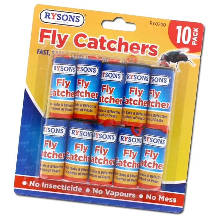 tooltime Sticky Fly Catchers 30pc Fly Catcher Paper Insect Killer Sticky Glue Tape Roll Bug Trap Poison Free