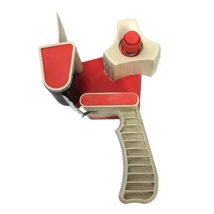 tooltime Tape Gun Dispenser 2" + 6 Rolls Of 48Mm Brown Buff Packing Tape Parcel Packaging