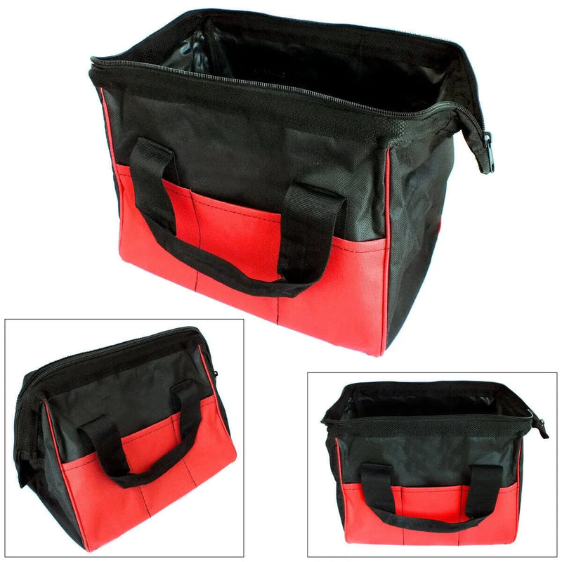 tooltime Toolbag 300Mm 12" Heavy Duty 6 Pocket Nylon Tool Bag Zip Up Holdall Toolbag Tool Storage