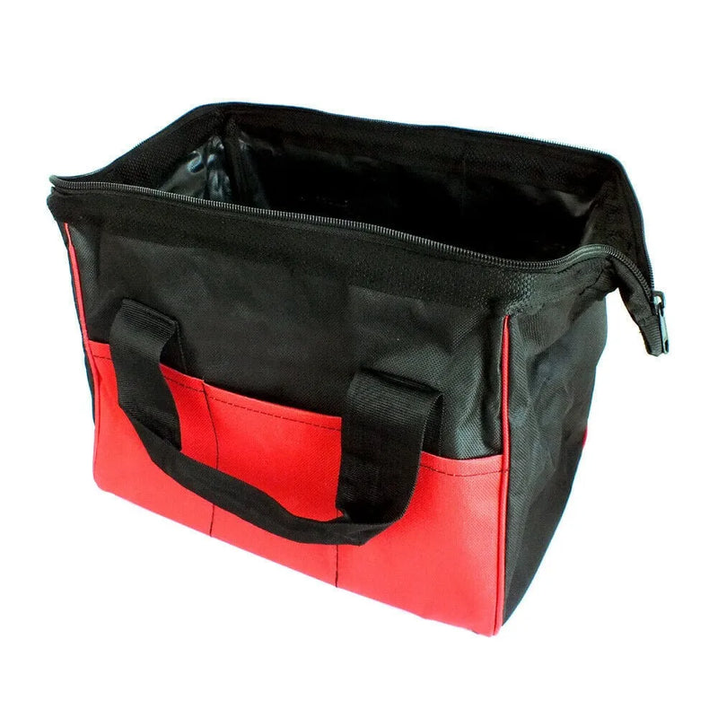 tooltime Toolbag 300Mm 12" Heavy Duty 6 Pocket Nylon Tool Bag Zip Up Holdall Toolbag Tool Storage