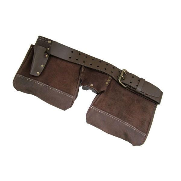 tooltime toolbelt 12 Pocket Heavy Duty Professional Oil Tanned Leather Tool Belt Pouch Toolbelt