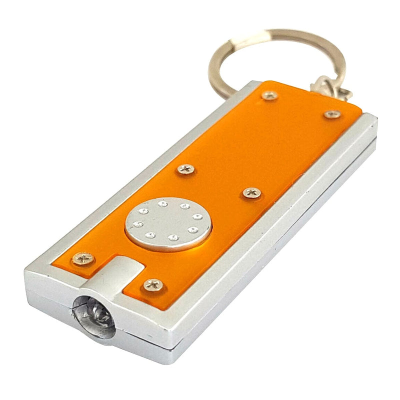tooltime Torches LED Keyring Torch Mini Ultrabright Pocket Flashlight Keychain Key Ring Fob Light