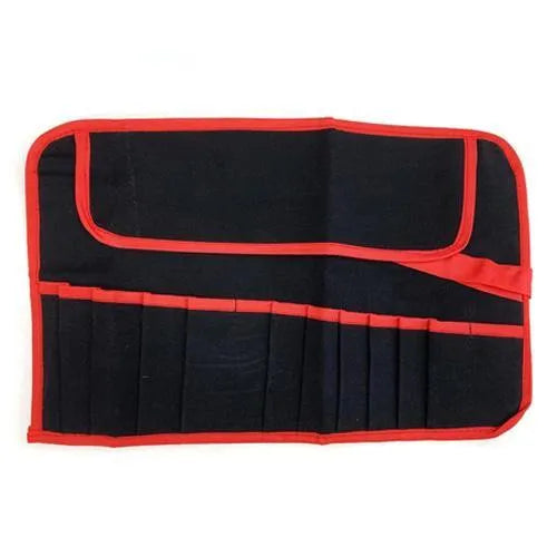 tooltime WATER RESISTANT CANVAS TOOL ROLL FOLDING 12 POCKET COMPARTMENT STORAGE POUCH