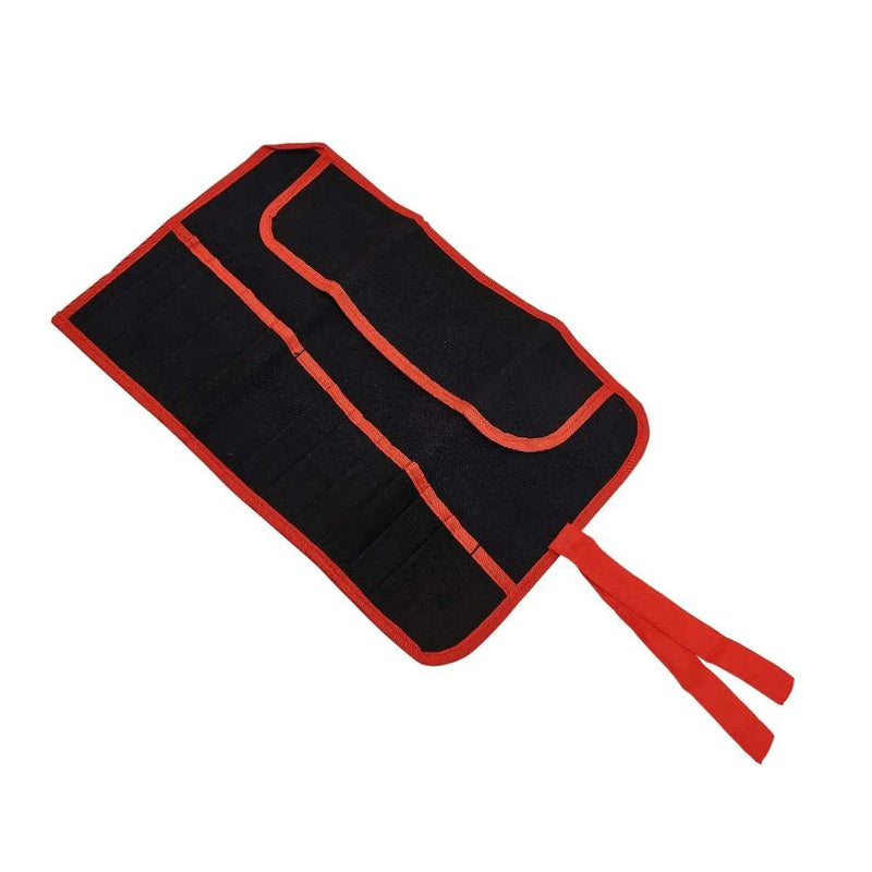 tooltime WATER RESISTANT CANVAS TOOL ROLL FOLDING 12 POCKET COMPARTMENT STORAGE POUCH