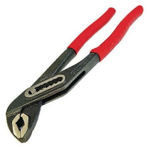 tooltime Waterpump Pliers 250Mm 10" Long Plumbers Slim Jaw Waterpump Pliers Pipe Wrench Grips Water Pump