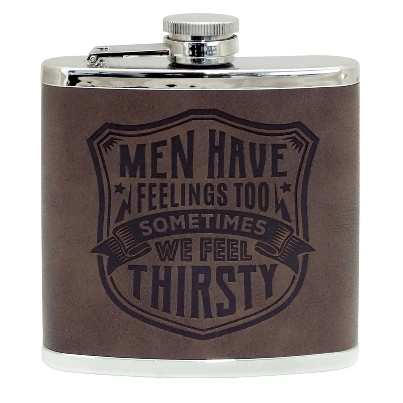 Top Bloke Hip Flask 125ml Hip Flask Christmas Gift for Men | Choice of 14 Mottos