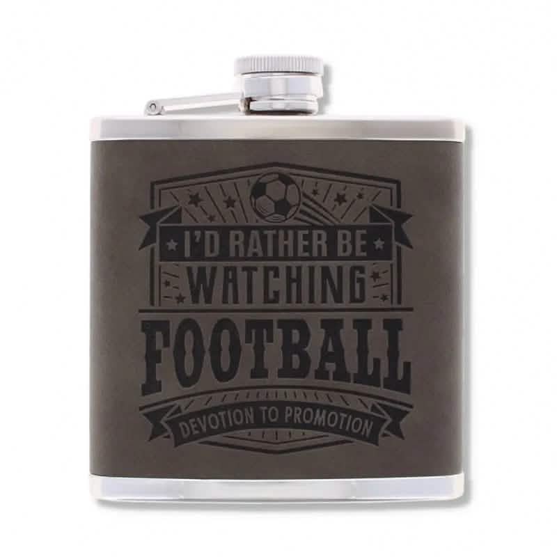 Top Bloke Hip Flask 125ml Hip Flask Christmas Gift for Men | Choice of 14 Mottos