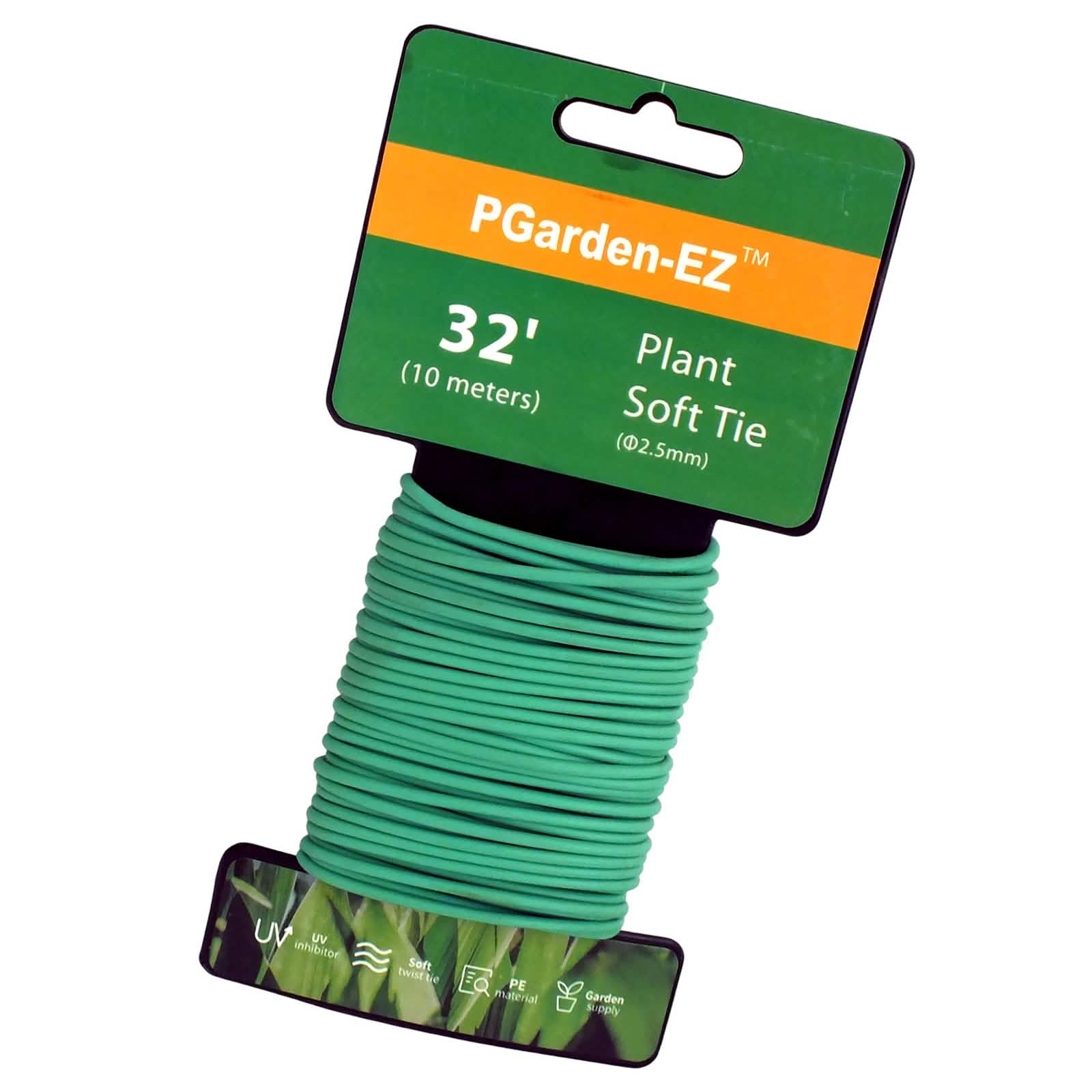 10m Soft Plant Support Tie | Flexible Twisty Rubber Coated Wire | Reusable Durable and Weatherproof