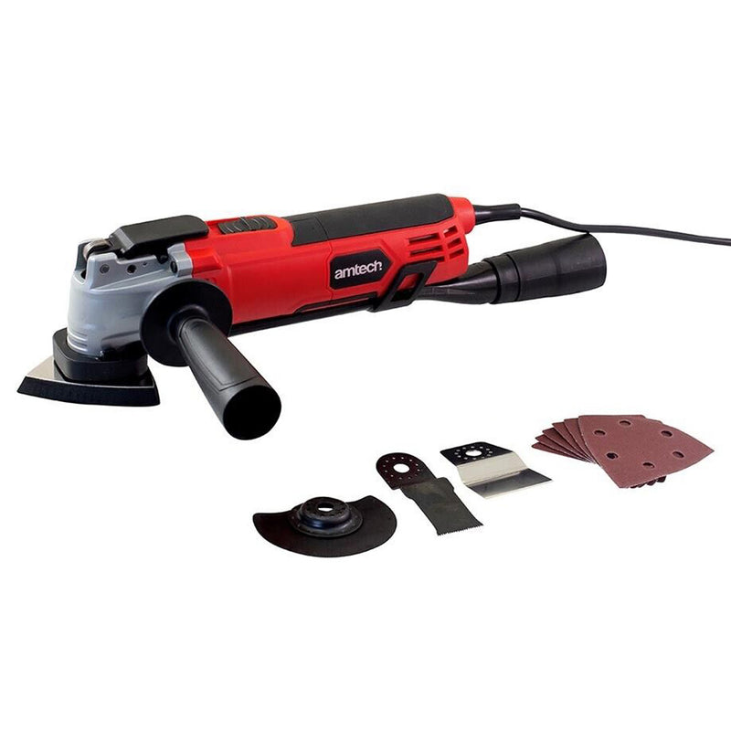 Amtech 300W Oscillating Multi Function Power Tool | Electric Sander Scraper & Sawing Tool with Accessories