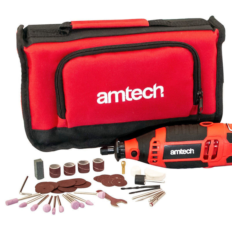 135W Mini Rotary Tool Multi Function Polisher Grinder Engraver | Includes 145pc Accessories and Storage Case
