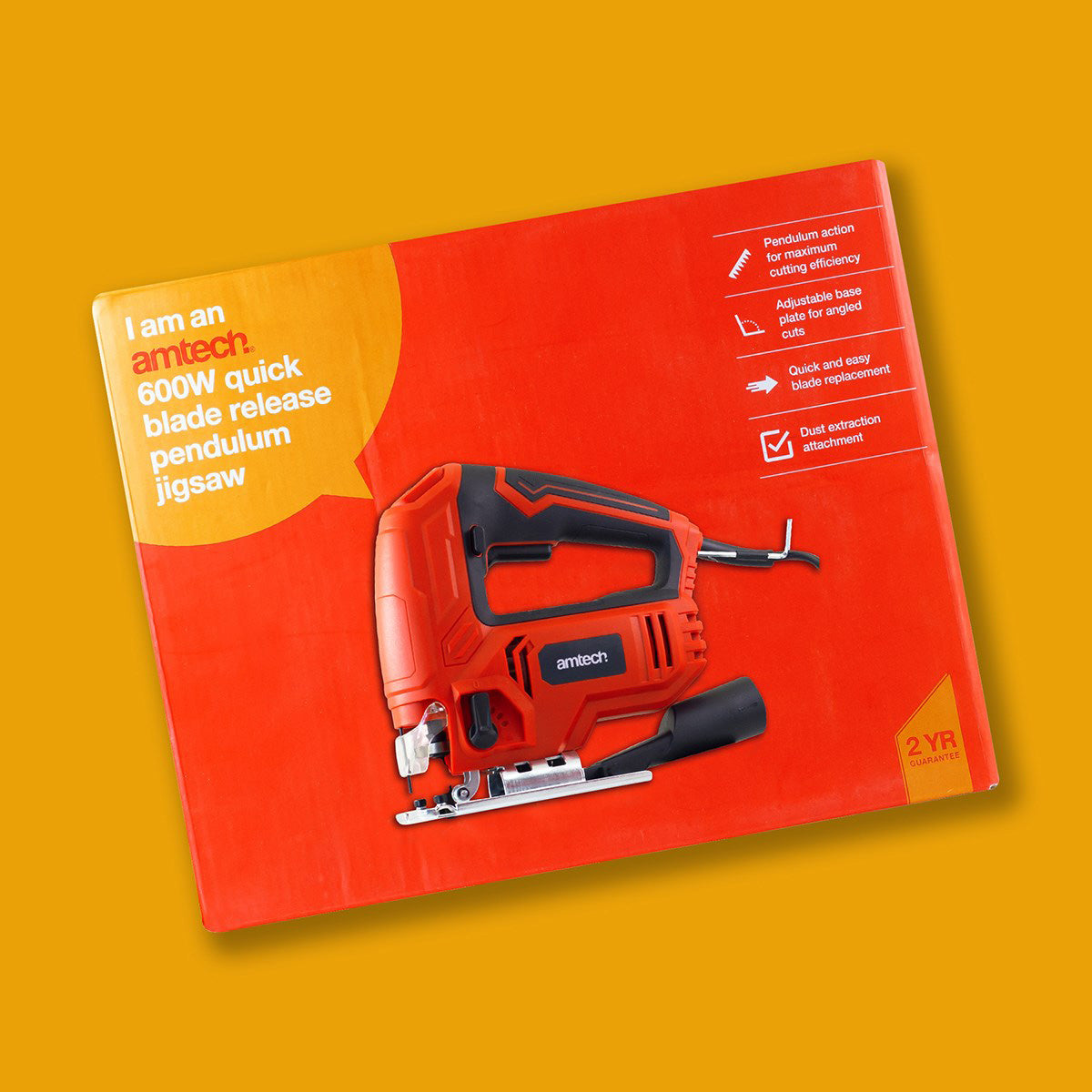 600W Electric Jigsaw plus 31pc Assorted Saw Blades | 240V Variable Speed Pendulum Action