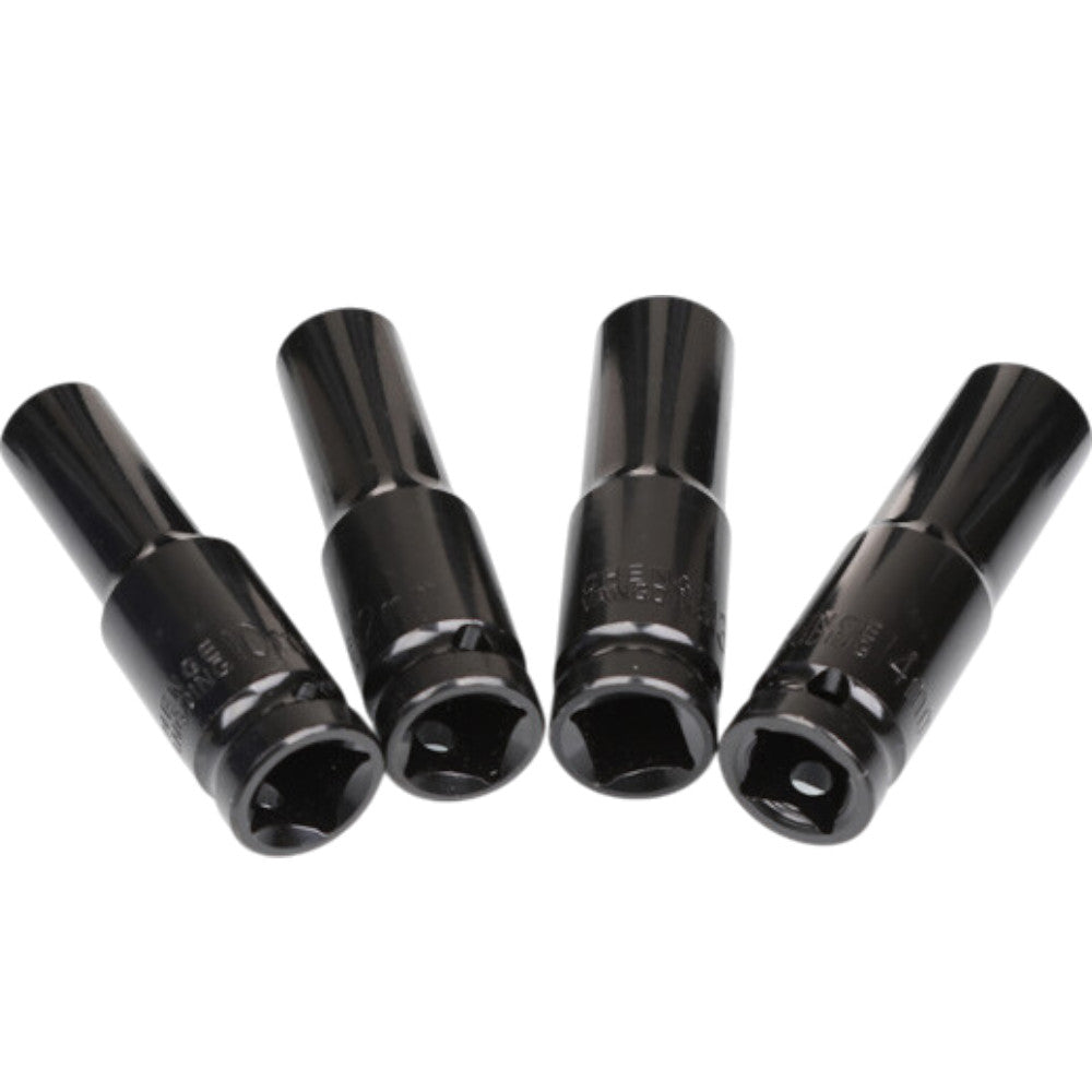 Deep Impact Socket Set Chrome Vanadium (CRV) Steel 10mm-24mm Voche 10PC (1/2 DR)