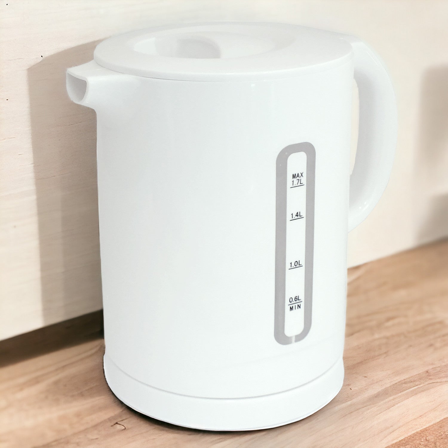 White Electric Kettle & Toaster Set | 1.7L Cordless Jug | 2 Slice with 6 Level Browning Control