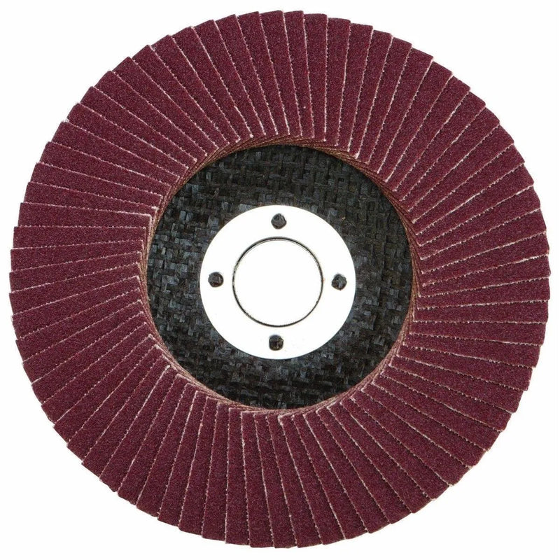 Voche 10 X VOCHE® FLAP DISCS 115mm 4.5" SANDING 40 60 80 120 GRIT GRINDING WHEELS