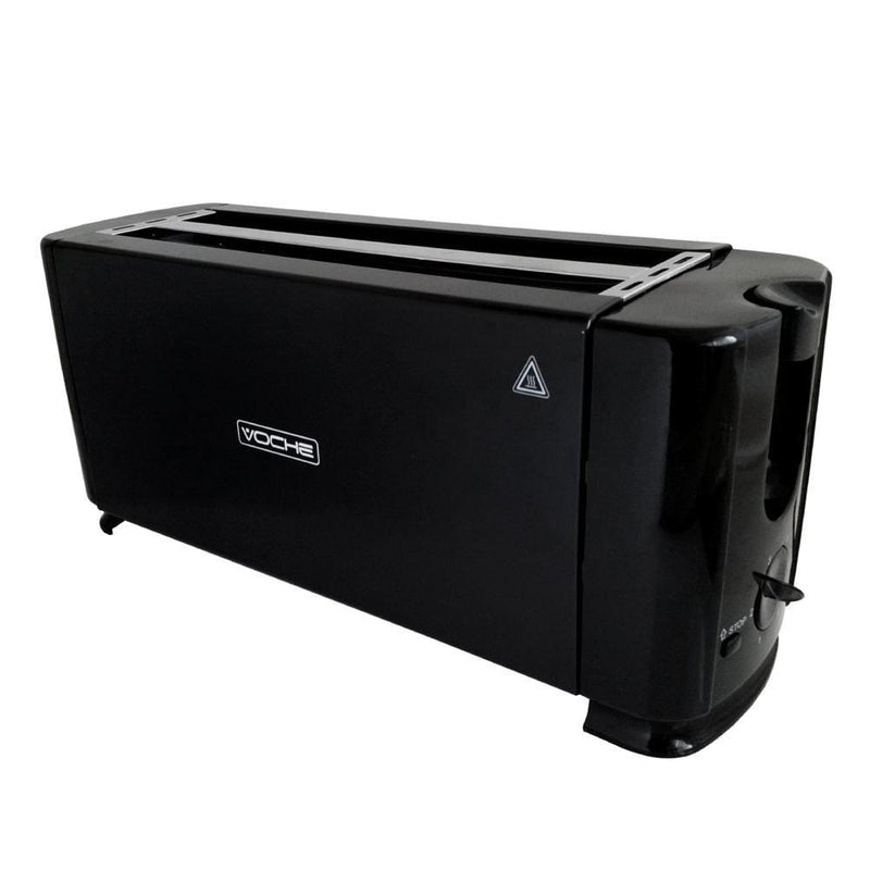 Voche 4 Slice Longslot Toaster Black 1300W with Variable Browning Control - Voche©