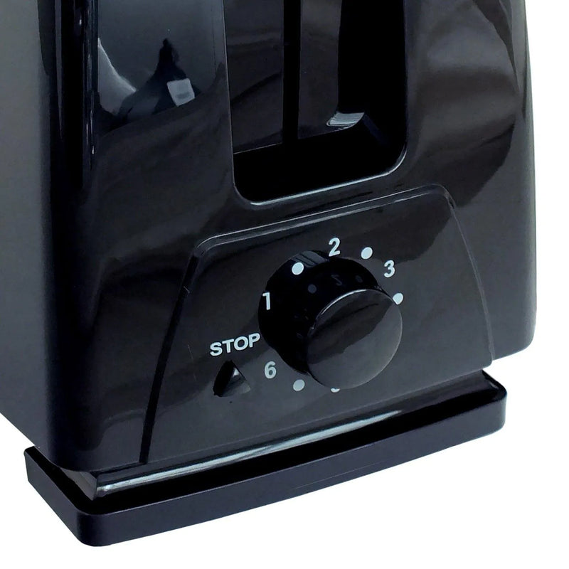 Voche 4 Slice Toaster Toaster 4 Slice Black 1300W Electric Variable Browning Control Longslot Voche