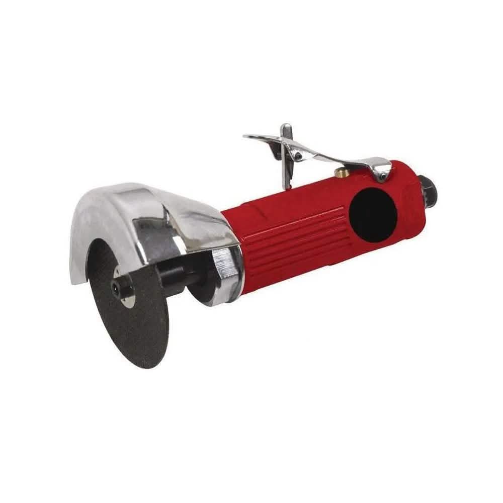Voche Air Cut Off Tool Voche 3" Air Cut Off Tool Grinder Cutter Tools + 20 Cutting Discs - Red