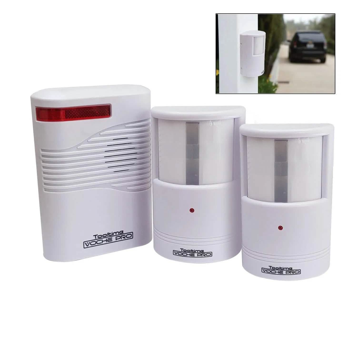Voche Alarm VOCHE PRO® WIRELESS DRIVEWAY SECURITY CHIME INTRUDER ALARM PIR MOTION SENSOR
