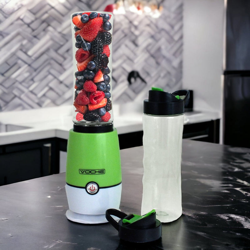 Voche Food Mixers & Blenders Green Shake & Take Multi Blender Fruit Smoothie Maker Juicer plus Sports Bottles