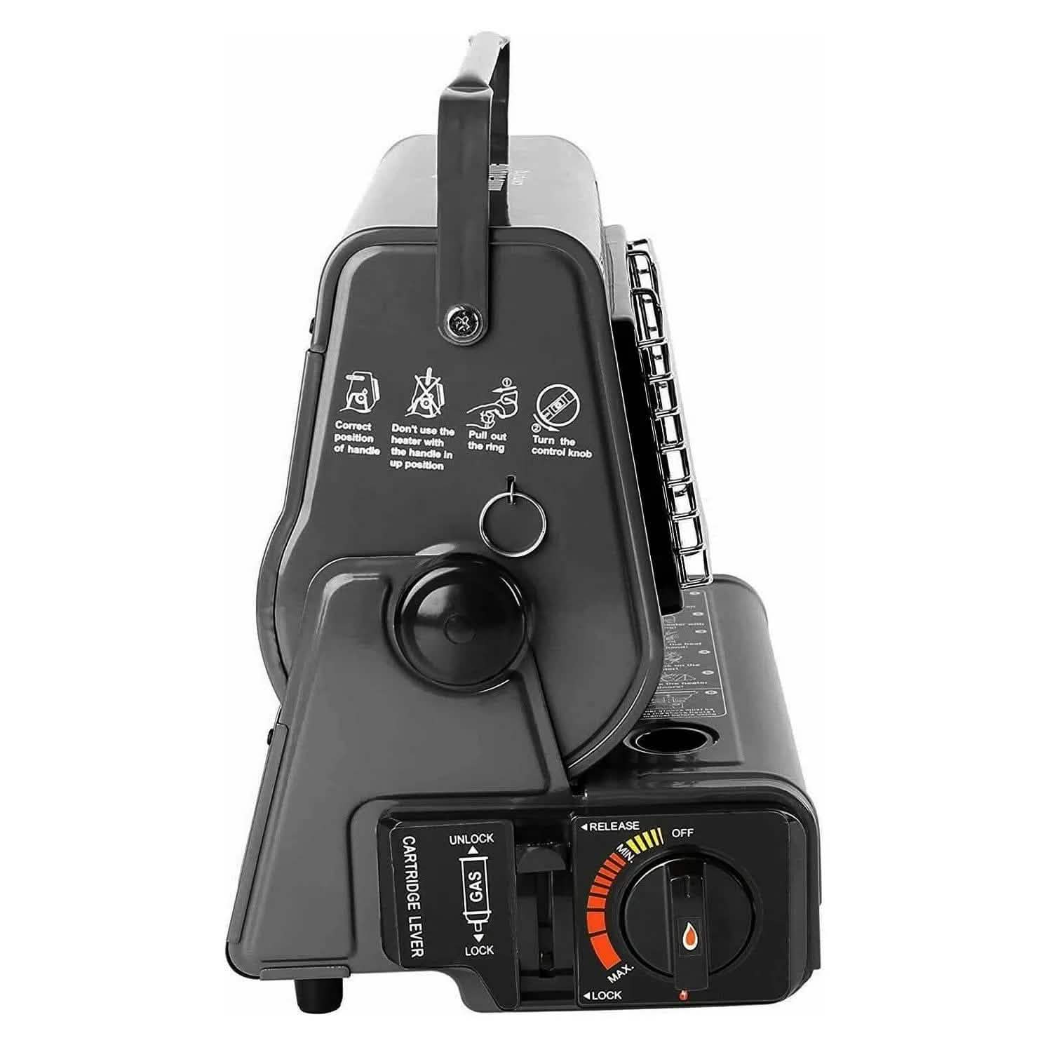 £22.99 Gas Camping Heater Portable Ceramic Element Piezo Electronic